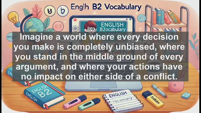 Video thumbnail for 1500 Must Know CEFR B2 Vocabulary - Understanding 'Neutral': Impartiality in Language and Life