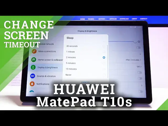 'Video thumbnail for How to Change Screen Timeout in HUAWEI MatePad T10s – Customize Display Settings'