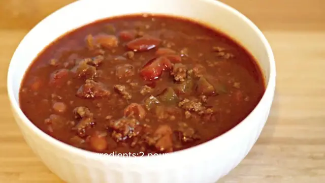 Video thumbnail for Wendy's chili recipe