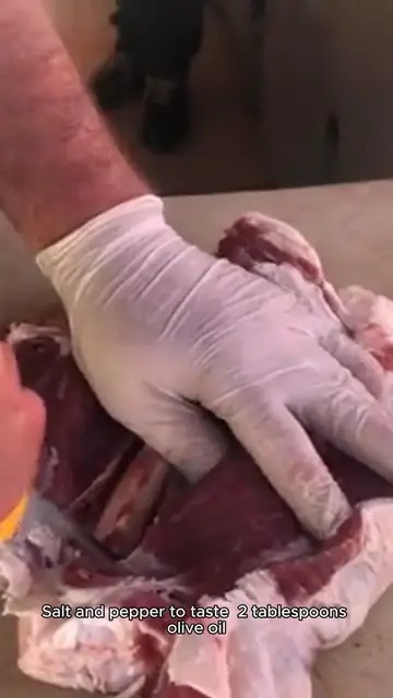 'Video thumbnail for lamb shank recipe'