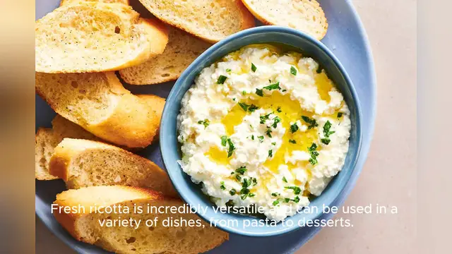 Video thumbnail for ricotta cheese recipe