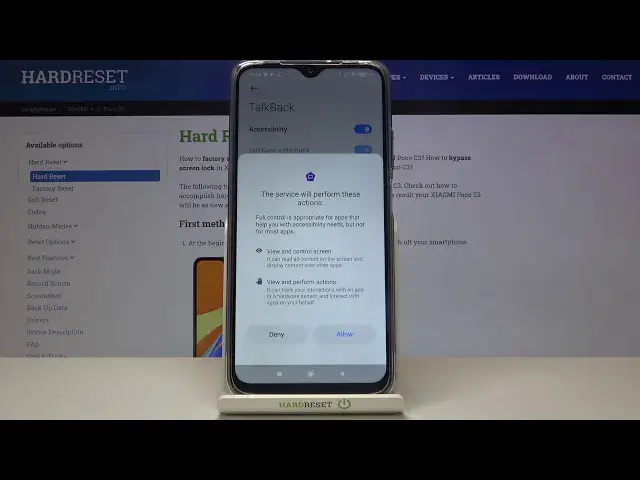 'Video thumbnail for How to Turn On/Off TalkBack in POCO C3 - Use TalkBack Feature'