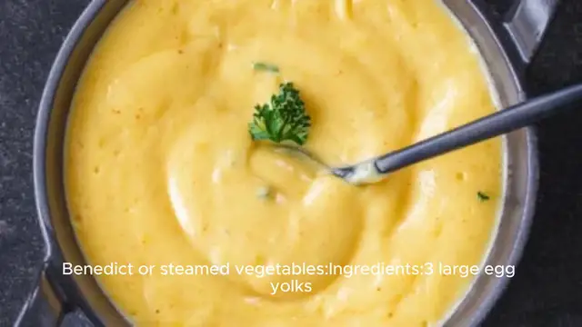 Video thumbnail for Hollandaise sauce recipe