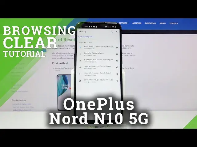 Video thumbnail for How to Clear Browsing Data in ONEPLUS Nord N10 5G – Remove Browser History