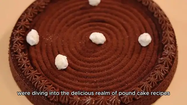 Video thumbnail for Pound cake recipe