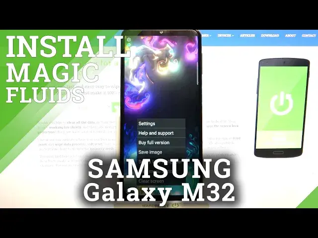 Video thumbnail for How to Install Live Wallpaper on SAMSUNG Galaxy M32 – Magic Fluids