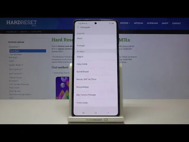Video thumbnail for How to Change Language on SAMSUNG Galaxy M31s - List of Available Languages