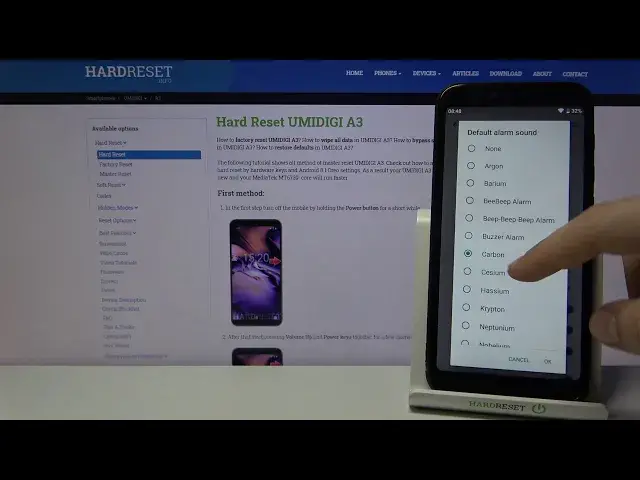 Video thumbnail for Available Sounds for Alarms in Umidigi A3 – Alarm Sounds Settings
