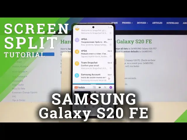 'Video thumbnail for How to Enter Split Screen Mode in SAMSUNG Galaxy S20 FE – Double Screen Feature'