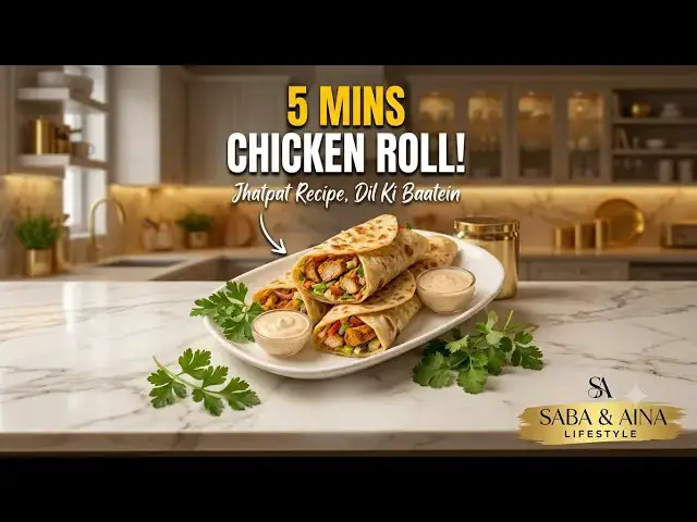 Video thumbnail for How To Make Street Style Chicken Tikka Roll At Home ✨ | Daily Cooking Vlog