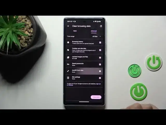 Video thumbnail for How To Clear Browsing Data In GOOGLE Pixel 7a | Delete Browsing History