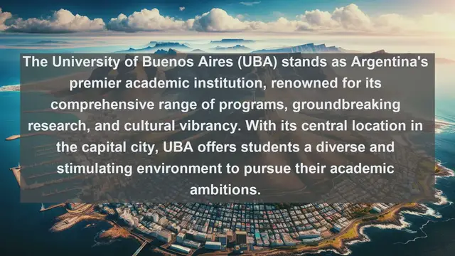 Video thumbnail for Exploring Academic Excellence: Top 10 Universities in Argentina