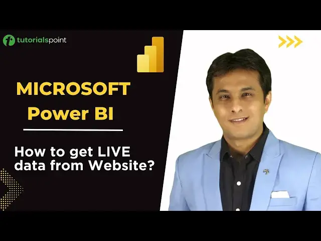 'Video thumbnail for Microsoft Power BI | How to get LIVE data from Website? | Tutorialspoint'