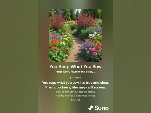 Video thumbnail for You Reap What You Sow | Inspirational Christian Song