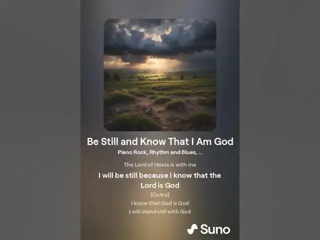 Video thumbnail for Be Still and Know That I Am God - Affirmations Song