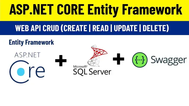 Video thumbnail for ASP.NET Core Entity Framework WEB API CRUD (CREATE | READ | UPDATE | DELETE)