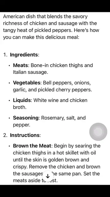 Video thumbnail for Chicken Scarpariello Recipe