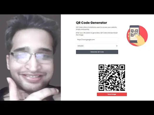 Video thumbnail for Build a Javascript QR Code Generator Using Tailwind CSS in Browser Using HTML5