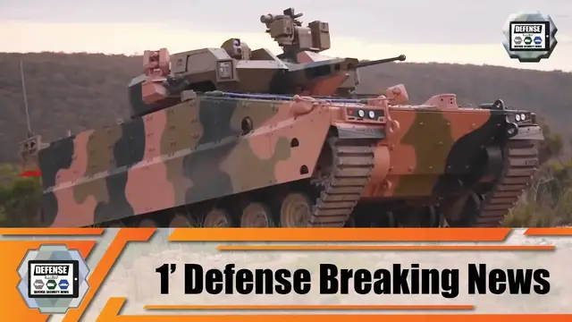 'Video thumbnail for Hanwha South Korea launches AS-21 Redback tracked armored IFV Infantry Fighting Vehicle in Australia'
