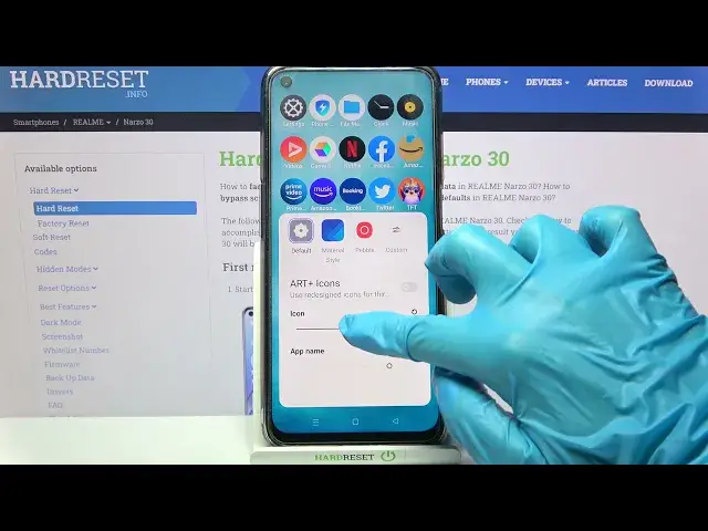 'Video thumbnail for How to Change Icon Size in REALME Narzo 30 – Find Screen Settings'