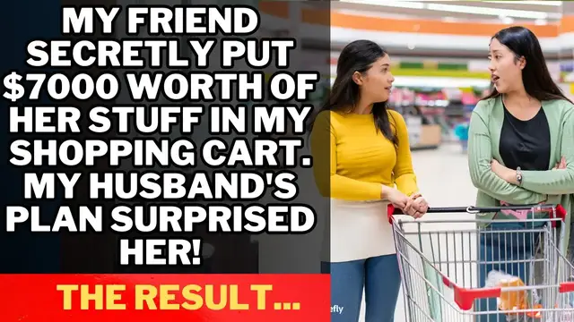 'Video thumbnail for My Friend Secretly Put $7000 Worth of Items in My Cart – Her Reaction Was Priceless!'