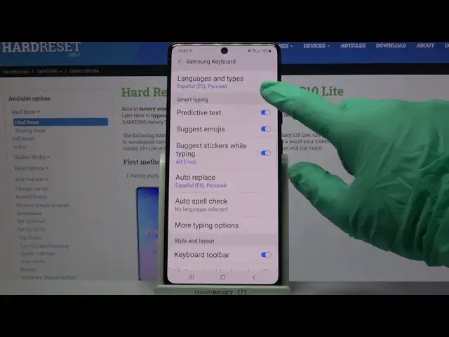 'Video thumbnail for How to Turn Off Auto Correction in SAMSUNG Galaxy S10 Lite – Enable Autocorrection'
