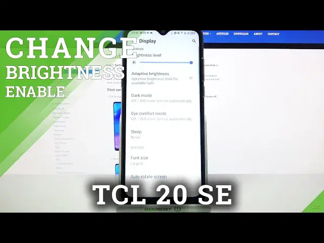 'Video thumbnail for How to Enable Auto Brightness in TCL 20 SE – Adjust Brightness'