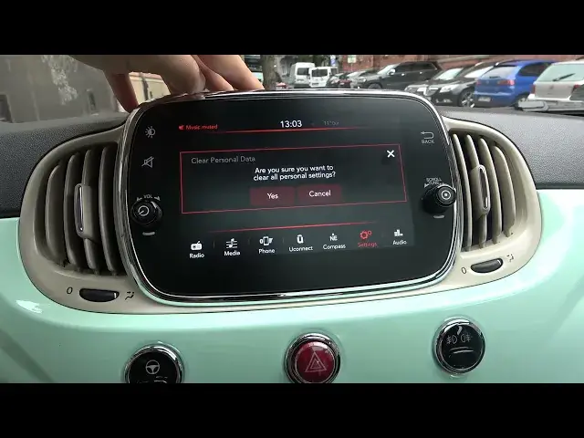 'Video thumbnail for How to Clear Personal Data in Fiat 500? Clear Personal Data in the Car's Multimedia System'