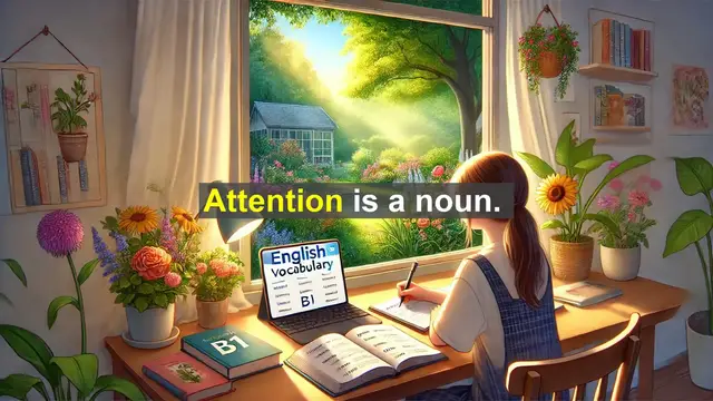 Video thumbnail for 2500 Must Know CEFR B1 Vocabulary - Attention: The Power of Focus in English Vocabulary