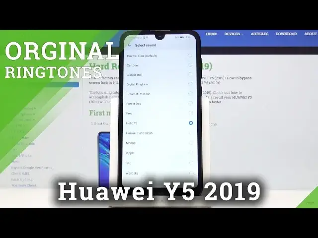 Video thumbnail for How to Change Ringtone in HUAWEI Y5 2019 - Ringtone List