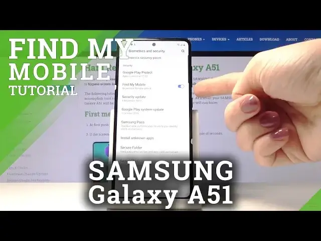 Video thumbnail for How to Use Find Mobile on Samsung Galaxy A51 – Localize Lost Smartphone