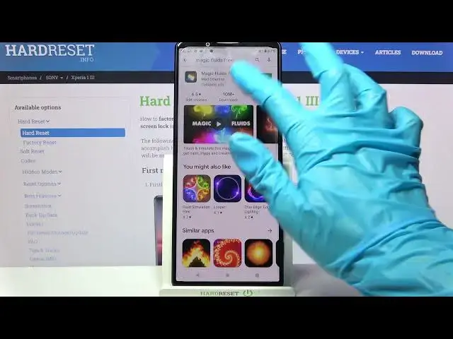 Video thumbnail for How to Download And Apply Live Wallpaper on SONY Xperia 1 III – Apply Magic Fluids