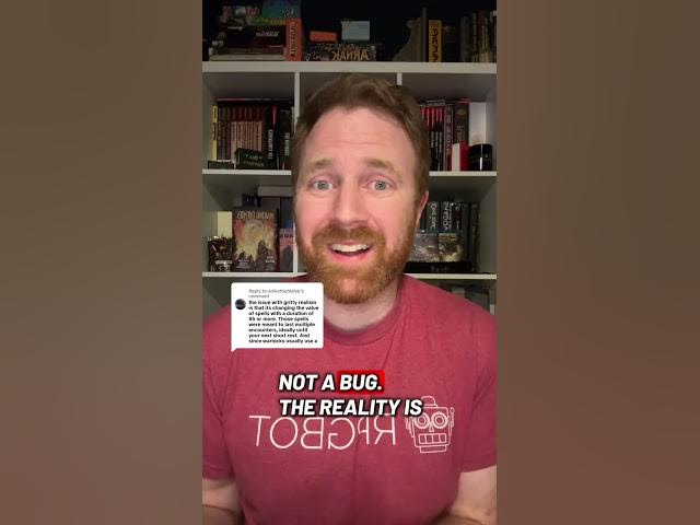 Video thumbnail for DnD’s gritty realism variant doesn’t do anything about spell durations