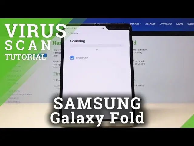 'Video thumbnail for Virus Scan in Samsung Galaxy Fold – Malicious Software'