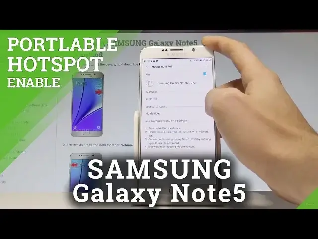 'Video thumbnail for How to Enable Portable Hotspot SAMSUNG Galaxy Note5 - Mobile Hotspot Instructions'