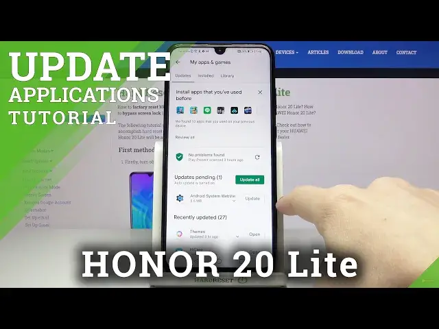 Video thumbnail for How to Update Apps on HUAWEI Honor 20 Lite– Install Updates