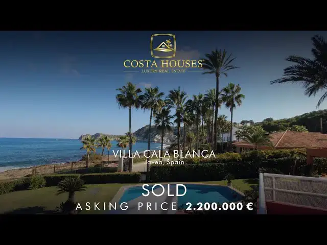 Video thumbnail for Villa CALA BLANCA ⚜️ 2.2 M€ 𝗦𝗢𝗟𝗗 𝗯𝘆 𝗖𝗢𝗦𝗧𝗔 𝗛𝗢𝗨𝗦𝗘𝗦 ® Experts for Extraordinary Beachfront Villas Spain