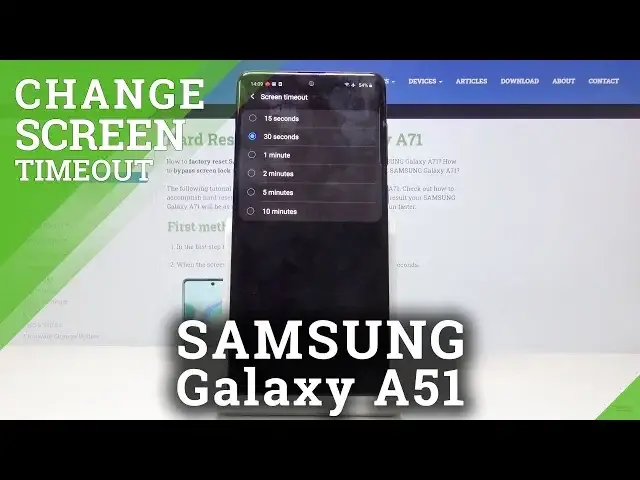 'Video thumbnail for How to Set Screen Timeout on Samsung Galaxy A71 – Simple Guide'