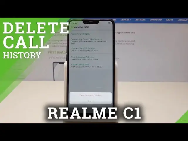 'Video thumbnail for How to Delete Call History in REALME C1 - Erase Contacts & Call Logs'