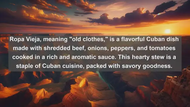 Video thumbnail for Savory Delights: Top 10 Mouthwatering Cuban Dishes You Must Try!
