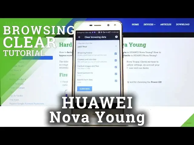 'Video thumbnail for How to Clear Browsing Data in HUAWEI Nova Young – Erase Brower Storage'