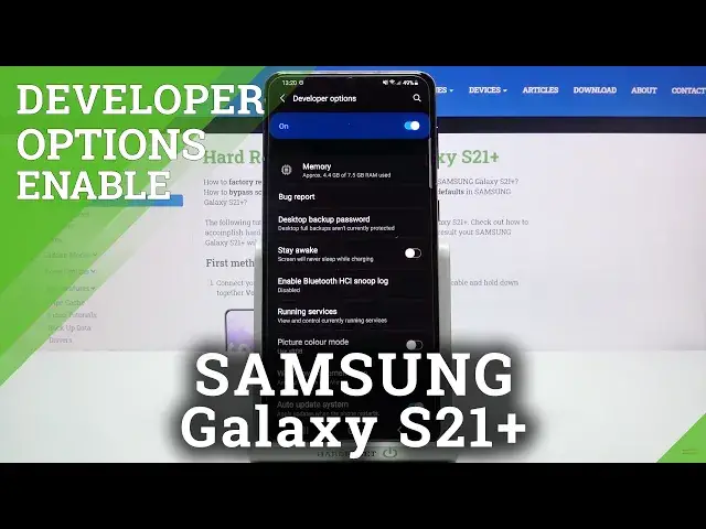 'Video thumbnail for How to Activate Developer Options in SAMSUNG Galaxy S21+ - Developer Features'