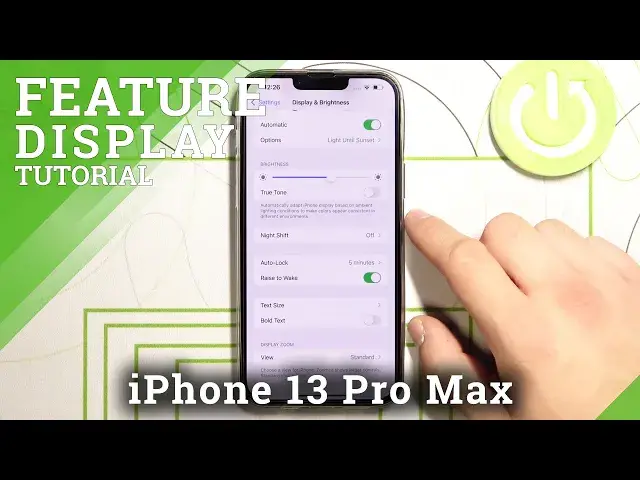 'Video thumbnail for How to Locate & Open Display Settings on iPhone 13 Pro Max – Manage Display'