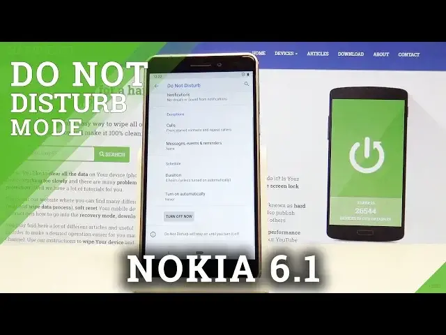 'Video thumbnail for Do Not Disturb Mode NOKIA 6.1 – Enable / Set Up Do Not Disturb'