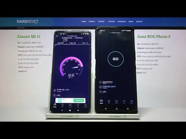 'Video thumbnail for Network Speed Test on Xiaomi Mi 11 and ASUS ROG Phone 5 – Which Smartphone Has Faster WiFi'