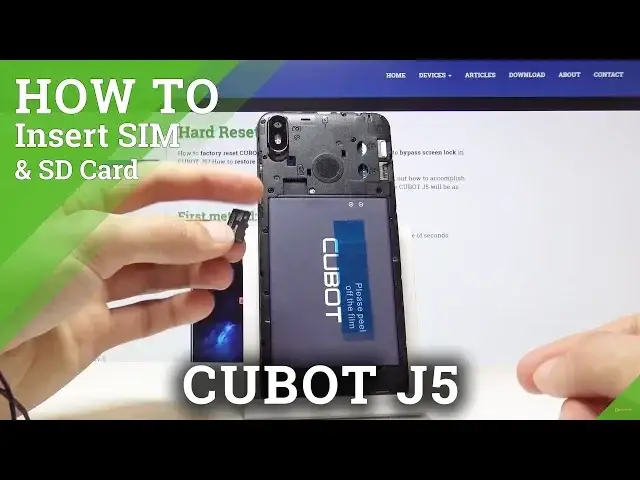 Video thumbnail for How to Insert SIM Card in CUBOT J5 - SIM Card Installation