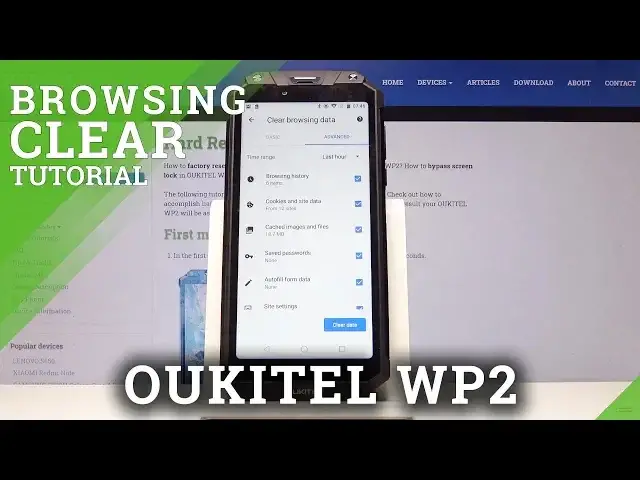 Video thumbnail for How to Clear Browser on OUKITEL WP2 - Delete Cookies/ Wipe History