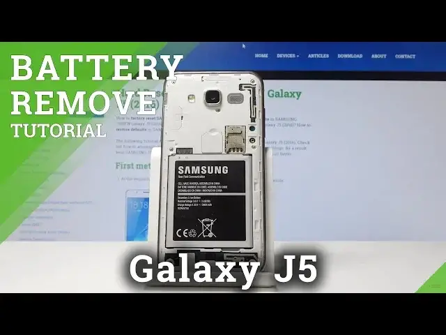 'Video thumbnail for How to Remove Battery in SAMSUNG Galaxy J5 – Force Restart / Soft Reset'