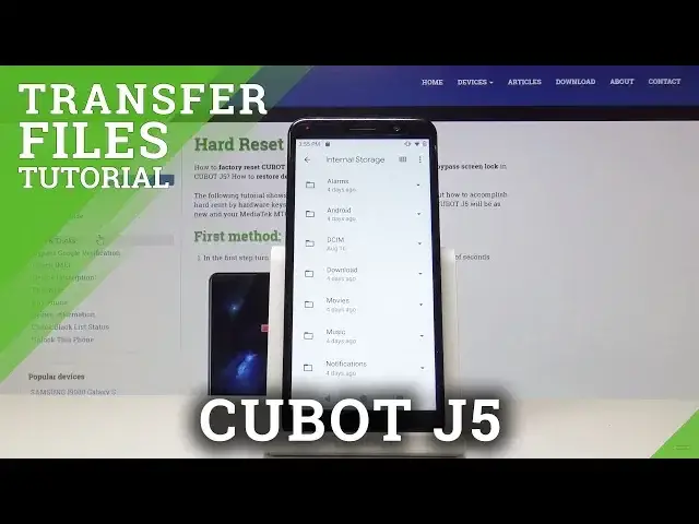 Video thumbnail for How to Transfer Files in CUBOT J5 - Move Media