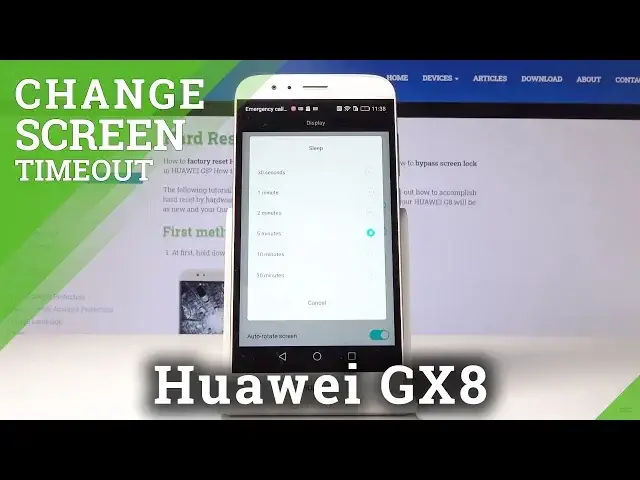 'Video thumbnail for How to Change Screen Timeout in HUAWEI GX8 – Screen Sleep Time'